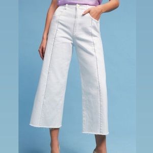 Anthropologie Pilcro High Rise Crop Wide Leg Jeans